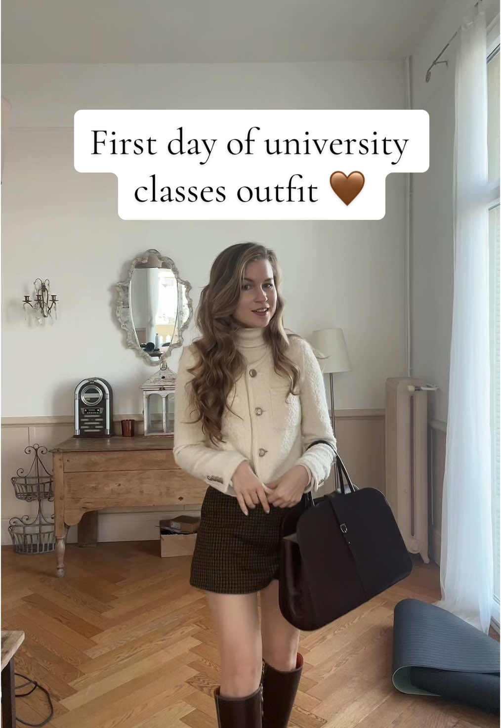 First day of university classes in Monaco outfit 🤍 #universityofmonaco @Urban Revivo @Fairfax & Favor @W CONCEPT @Aritzia 
