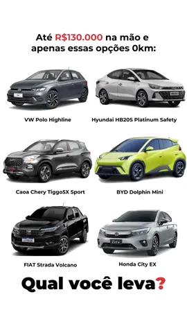 Me digam, Top Drivers, com qual iriam até R$130.000? Justifique sua escolha. Você encontra os melhores descontos nesses e outros carros na @digitaldrivebr! #carros #canaltopdrive #digitaldrive #topdriver