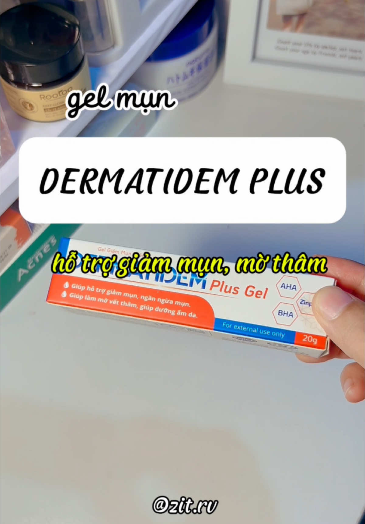 8,5₫/10₫ nha #xuhuong #viral #unbox #unboxing #aff #trimun #mụn #skincare #dermatidem #dermatidemplusgel 