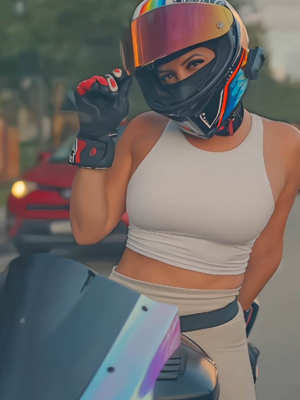 Bike Queen ❤️❤️#bikegirl #bikelife #sportbike #fyp #foryoupage #🥰🥰🥰 