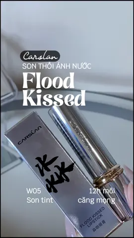 Son thỏi ánh nước môi mọng đúng xinh Flood Kissed #carslan #sonmoi #sonxinh #sontint #sonbong #sondep #w05 #sonthoi #skytudo#duongmoi #SamTetBaoVui #TikTokShopTet #TikTokCreatorSearchInsightsIncentive 