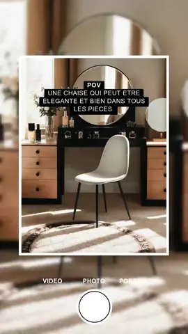 Une chaise qui peut aller bien dans toutes les pièces. Simplement élégante. urbanmeuble.com Profite bien nos produits soldés.  😁😊 #cocooninghome #maison #decoration #élégant #decointerieur #pourtoi #maisonsdumonde 