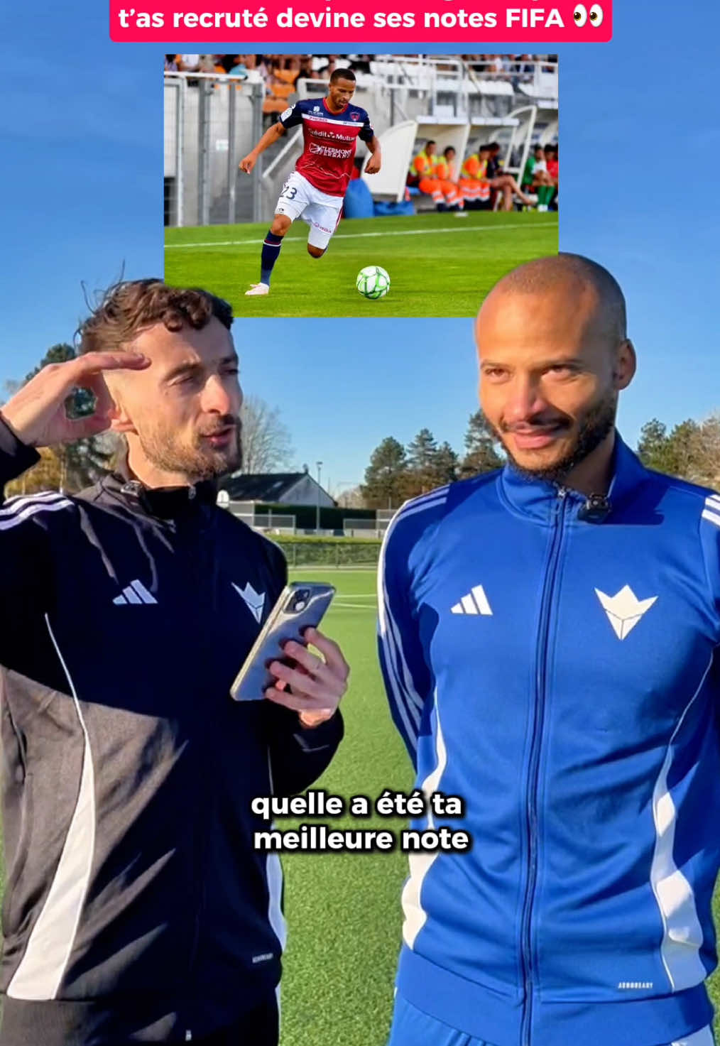 Jérôme Phojo, le joueur pro que j’ai recruté au @Vinsky FC, devine ses notes FIFA 👀 #vinskyfc #yvelines #football #fifa #easports 