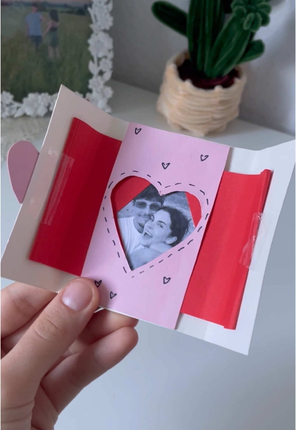 Valentines card idea💌🎀