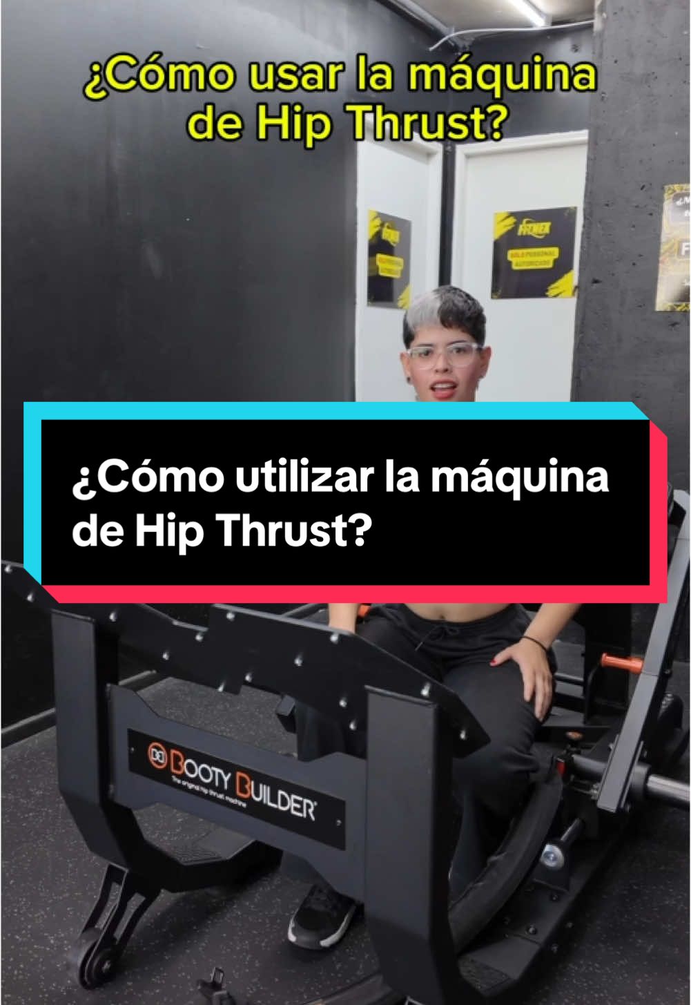 Es importante ajustar correctamente las máquinas antes de ser utilizadas #fitnex #hiptrhust #bootybuilder #gym #ejercicios #hipertrofia #gymleco 