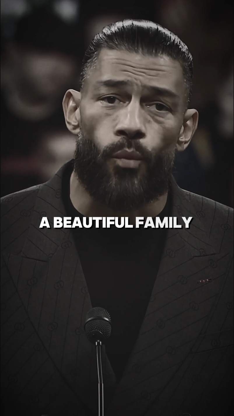 A beautiful family 💘  Roman Reigns motivational speech 💥#Roman #motivation #family 