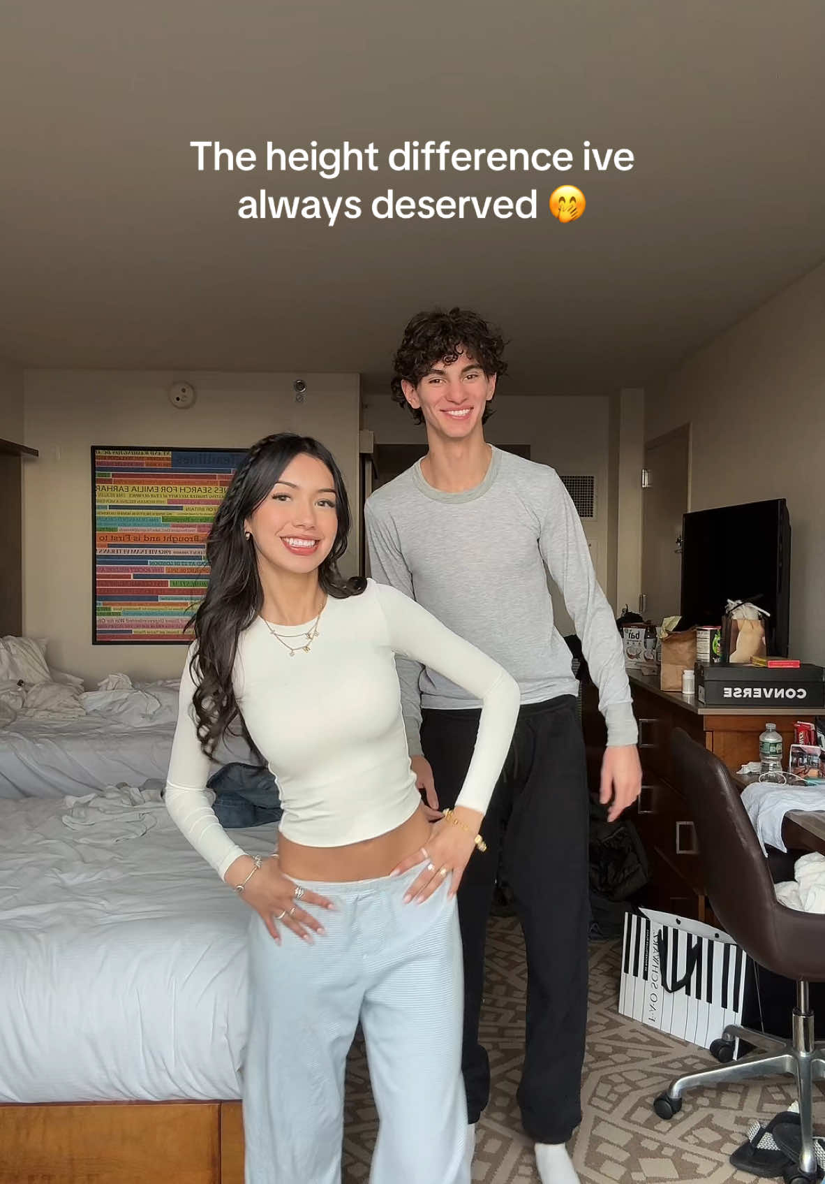 The height difference we ALL deserve🙌😛