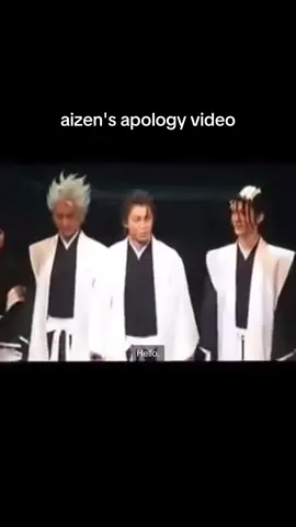He said he had no choice yall 😔 #bleach #bleachmusical #aizensosuke #toshirohitsugaya #byakuyakuchiki #ichigokurosaki 