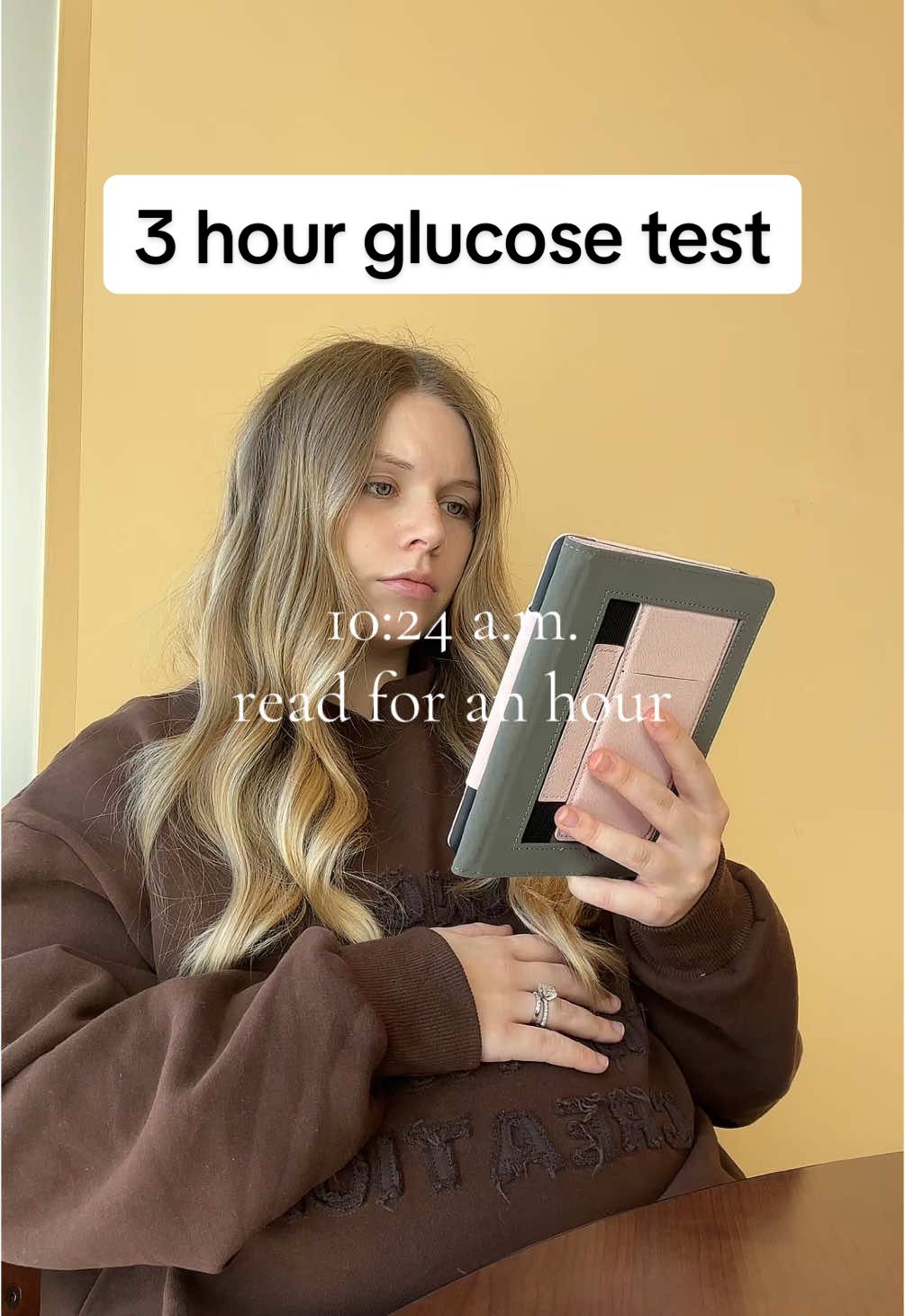This felt like 8 hours #pregnant #pregnancy #pregnantlife #pregnanttiktok #momtobe #pregnancytiktok #glucosetest 