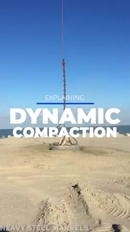 Dynamic Compaction Explained (Famous Construction Technique) #construction #engineering #excavator #craneoperator