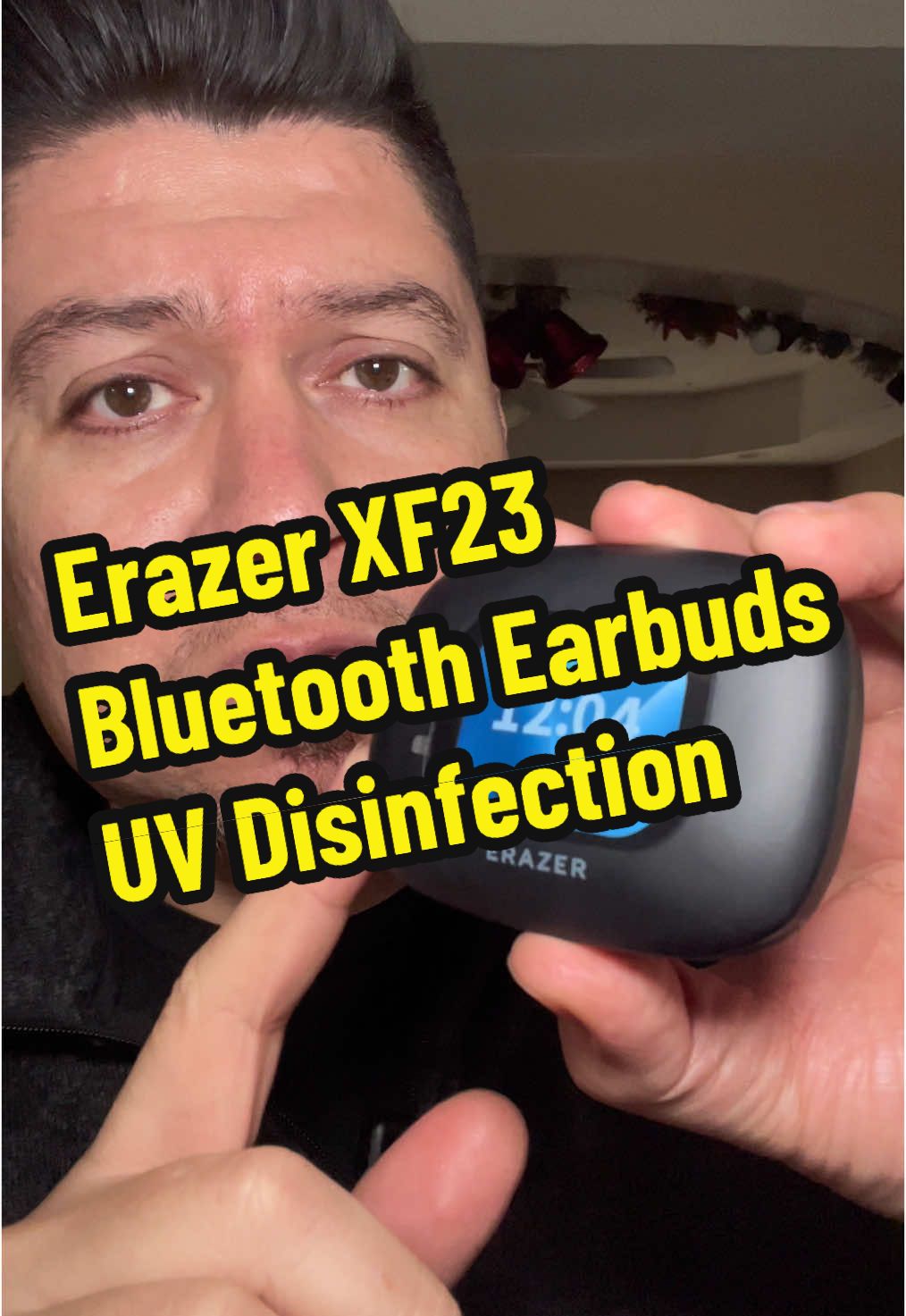 Audífonos Earbuds Bluetooth Headphones Waterproof Over the Ear Erazer XF23 UV Disinfection #wirelessearbuds #earbudswireless #bluetoothearphone #bluetoothearbuds #earbuds #erazer #earphones #headphones #audifonos #auriculares #uvdisinfection 