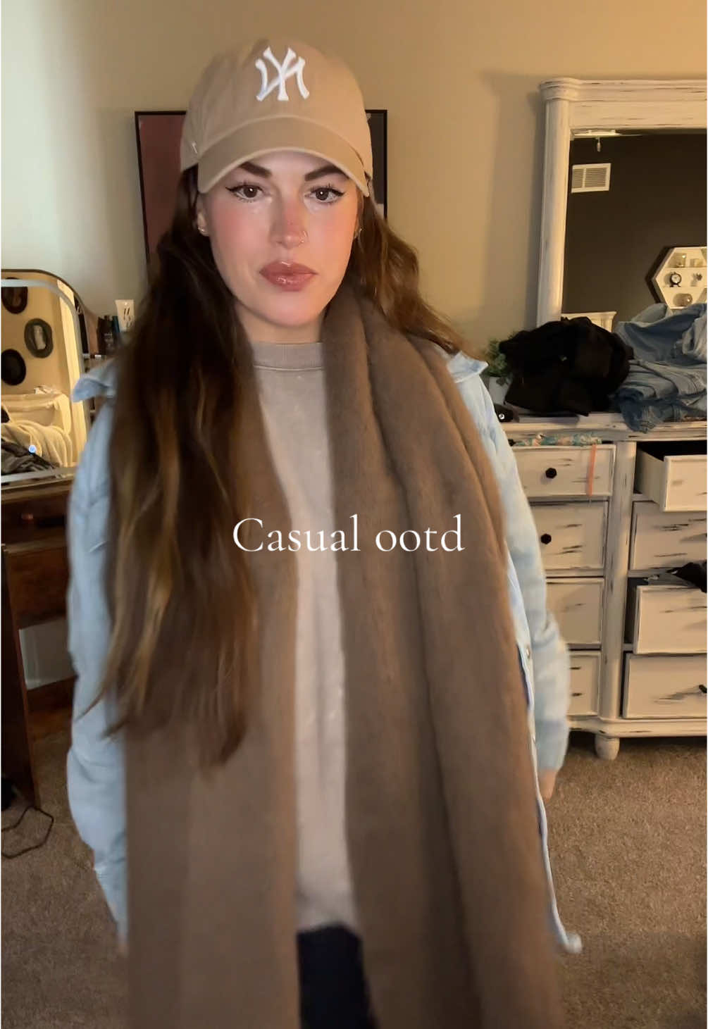 Casual & comfy outfit to head to my 6 week checkup post baby 🫶🏼 #OOTD #ootdfashion #ootdinspo #postpartum #postpartumfashion 