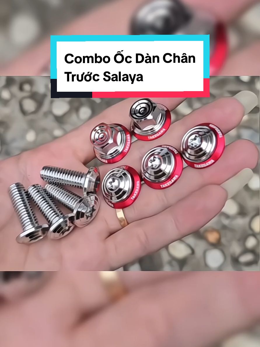 Combo Ốc Dàn Chân Trước Salaya #yenphukienxe #combo #comboocdanchantruocsalaya #ocsalaya #honda #yamaha #xuhuong 