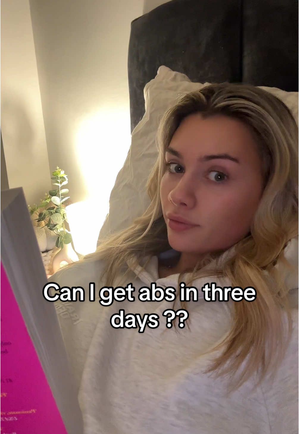 I don’t recommend reading whilst doing sit ups tbh 🤨