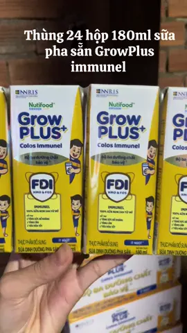 Thùng 24 hộp 180ml sữa pha sẵn GrowPlus immunel kèm quà #nutifoodgrowplus #growplussuanonimmunel 