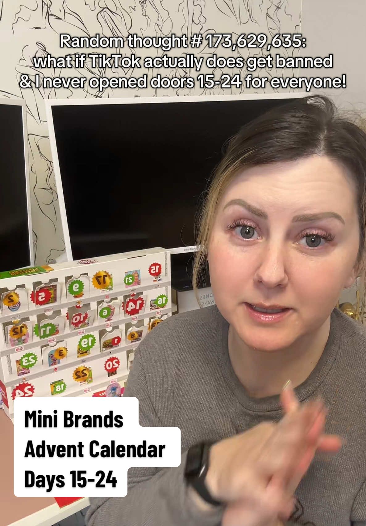 I could never leave you guys hanging like that! Enjoy these #minibrands & see you on Jan 20th 🤍 #tiktokban #thankyouall 