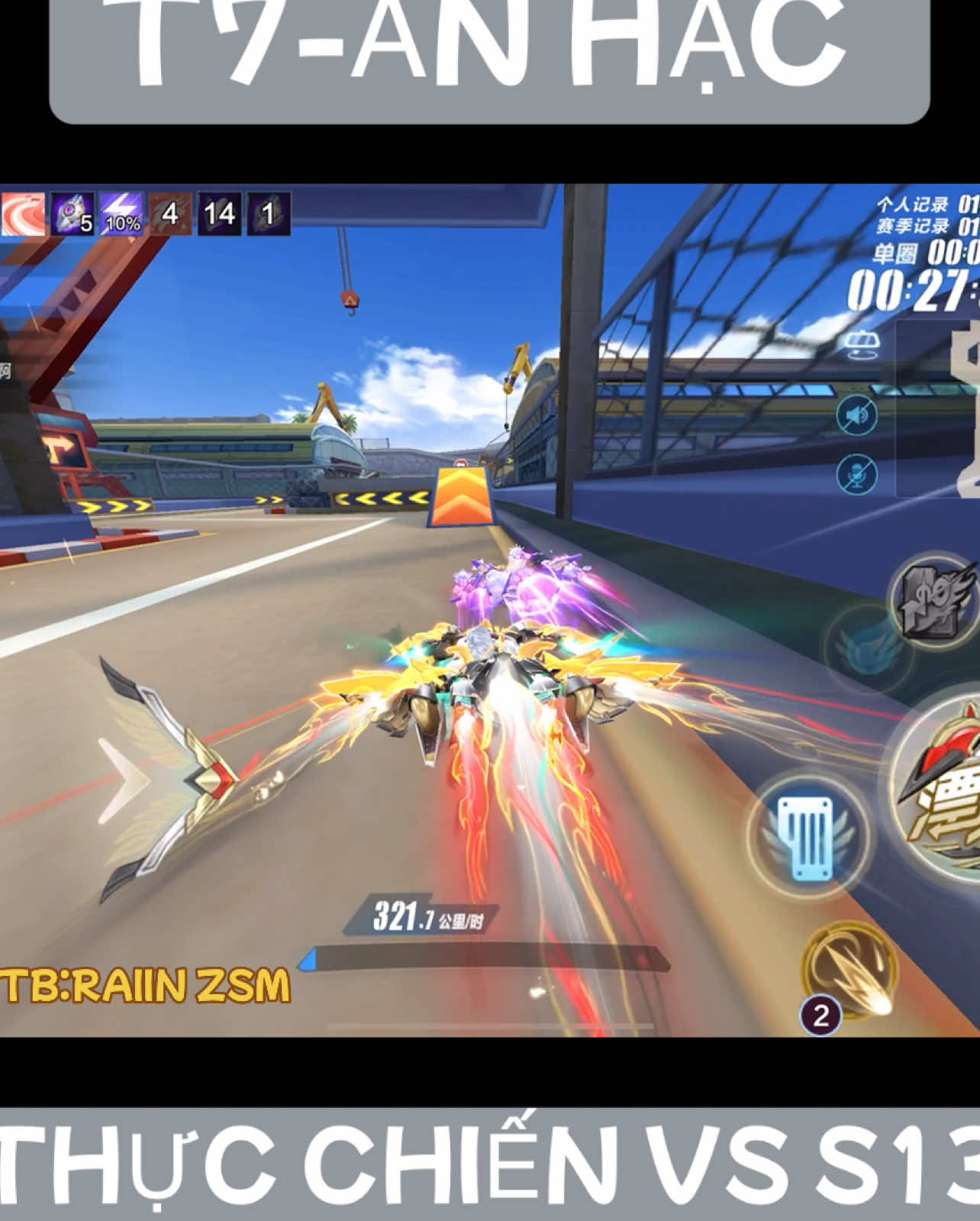 T7-ẨN HẠC VS S13 THỰC CHIẾN#zingspeedmobile_vng #zingspeedmobile #t7 #s13 