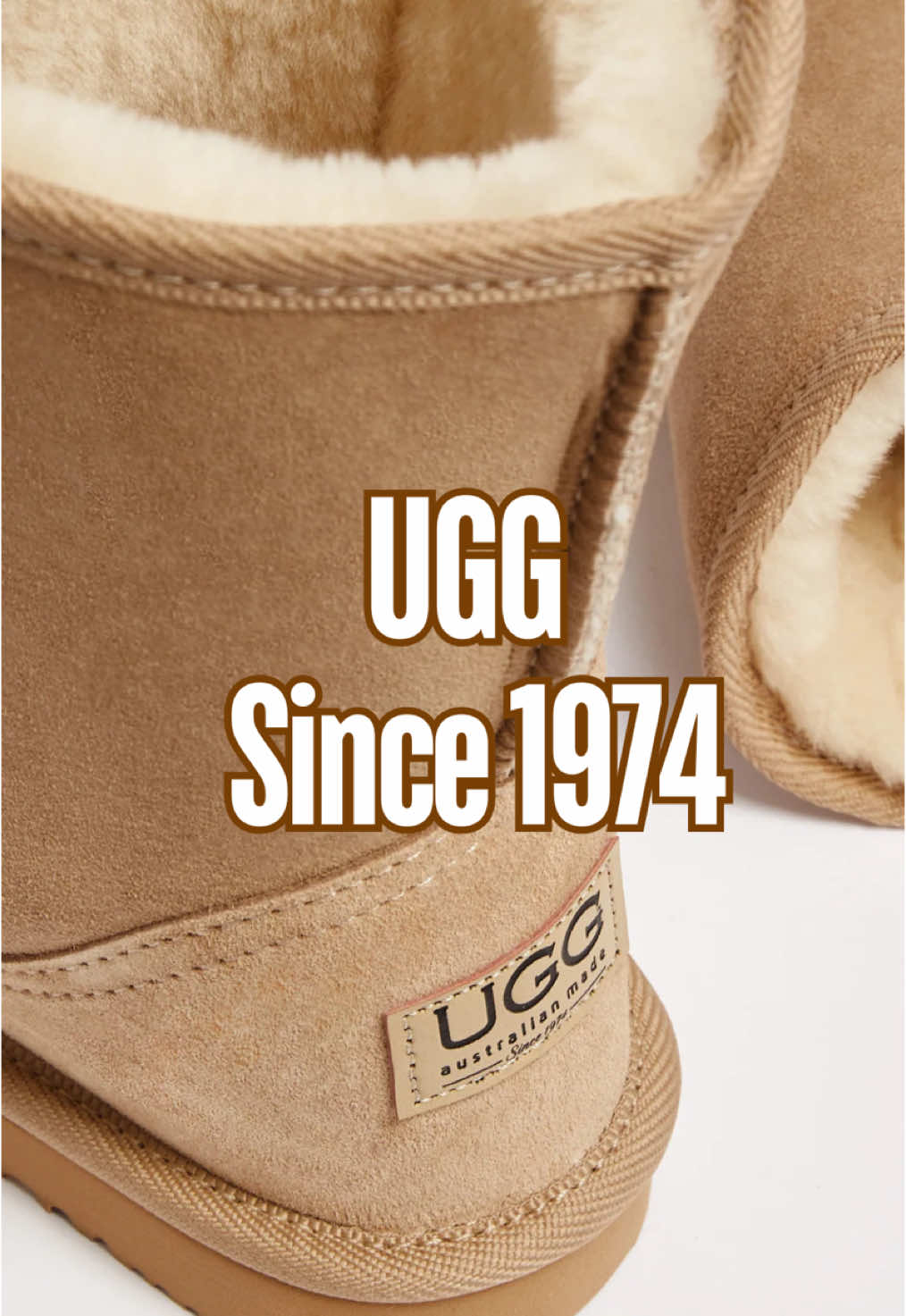 One of the original UGG companies, UGG Since 1974 has decided to change their name to Since 1974 to be able to final market their brand #ugg #uggs #marketing