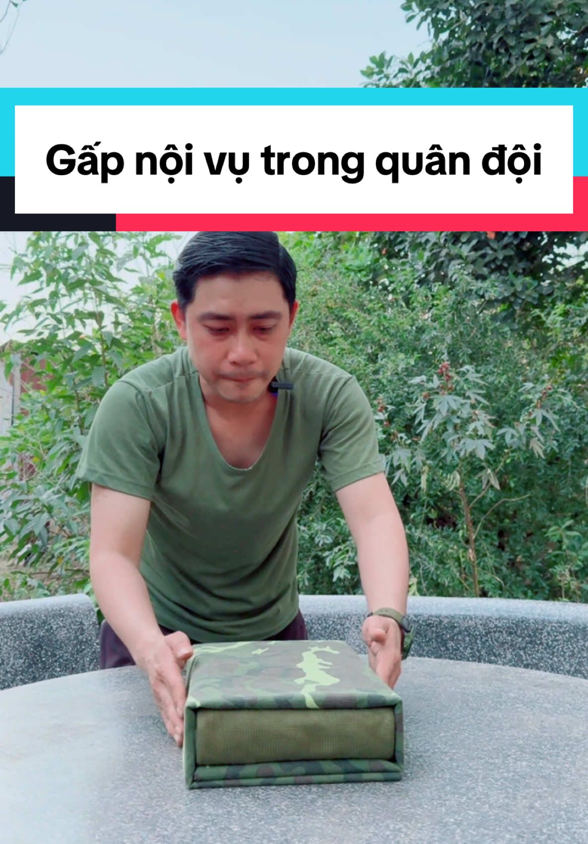 Trả lời @Lính Đội Nghi Lễ Quốc gia🫡🫡 hướng dẫn gấp nội vụ trong quân đội #nam_ga_bp #xuhuong #nghiavuquansu #NVQS 