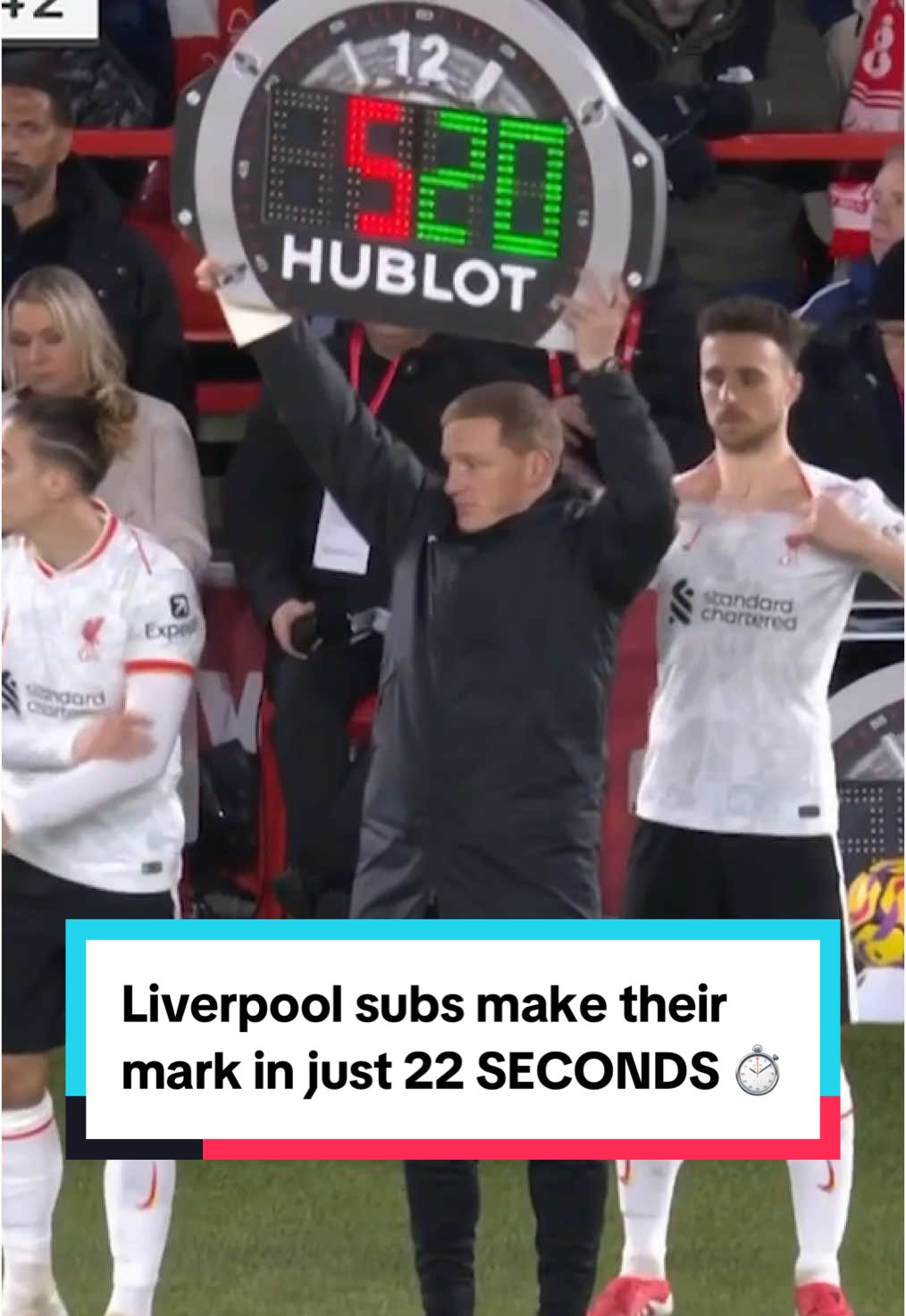 It took just 22 SECONDS for Diogo Jota and Kostas Tsimikas to make their mark off the bench for Liverpool. 🕚 #Soccer #PremierLeague #liverpool 