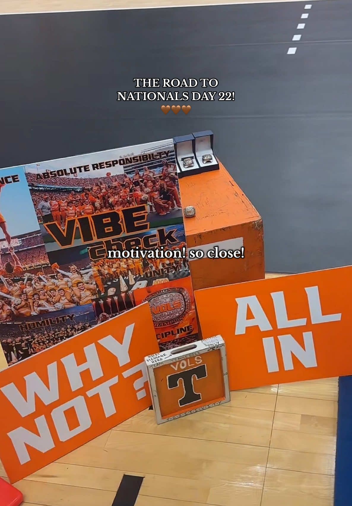 DAY 22!🥇🤎 #cheer #nationals #college #tennessee #alaninu  @Alani Nutrition @Drink Poppi 