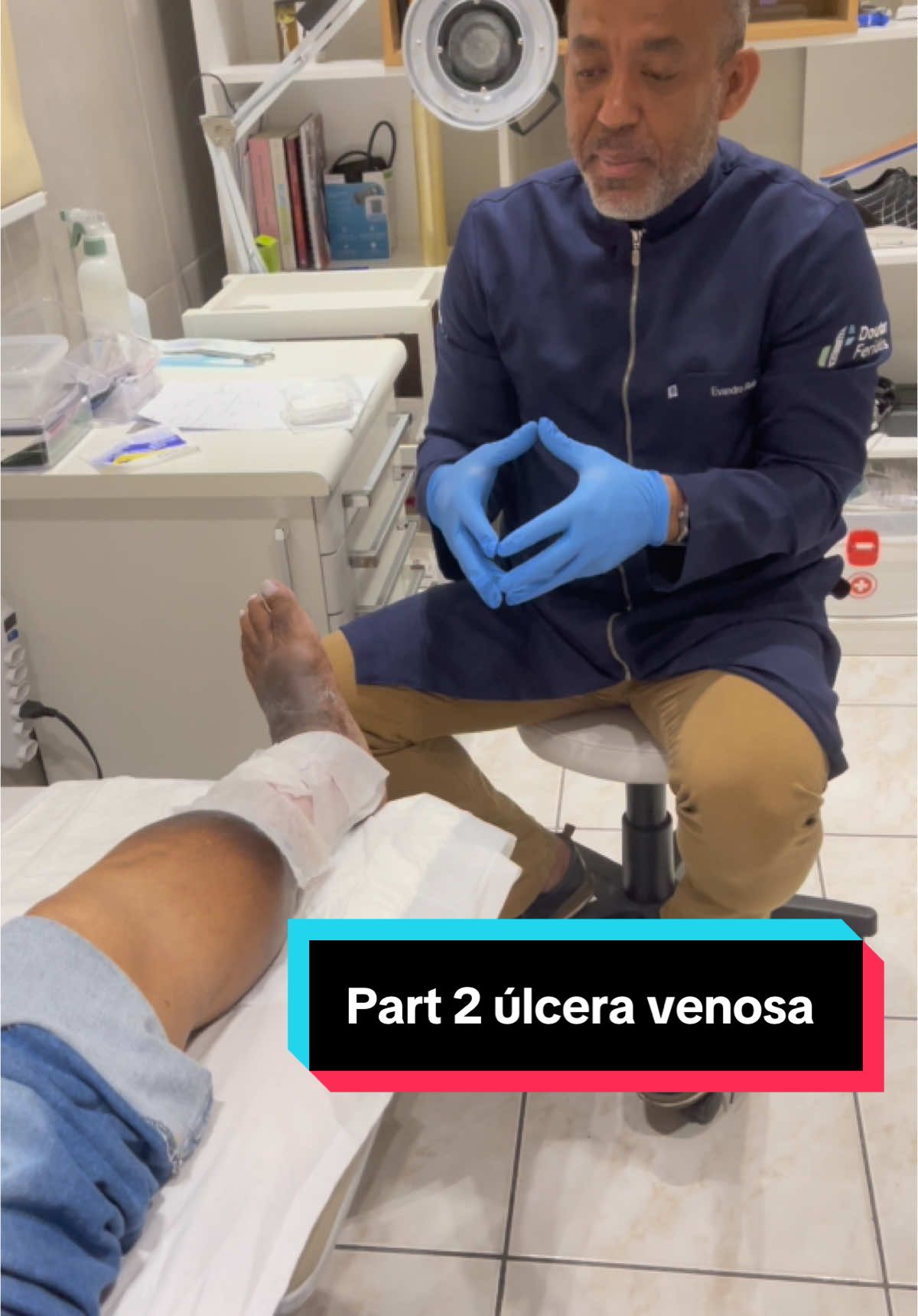 Parte 2 desse atendimento onde planejo a melhor forma de tratar uma úlcera venosa 