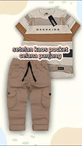 setelan anak laki-laki celana cargo panjang  #setelananak #kaospocket #celanapanjang #kidsfashion #fypシ゚viral #tiktokfyp 