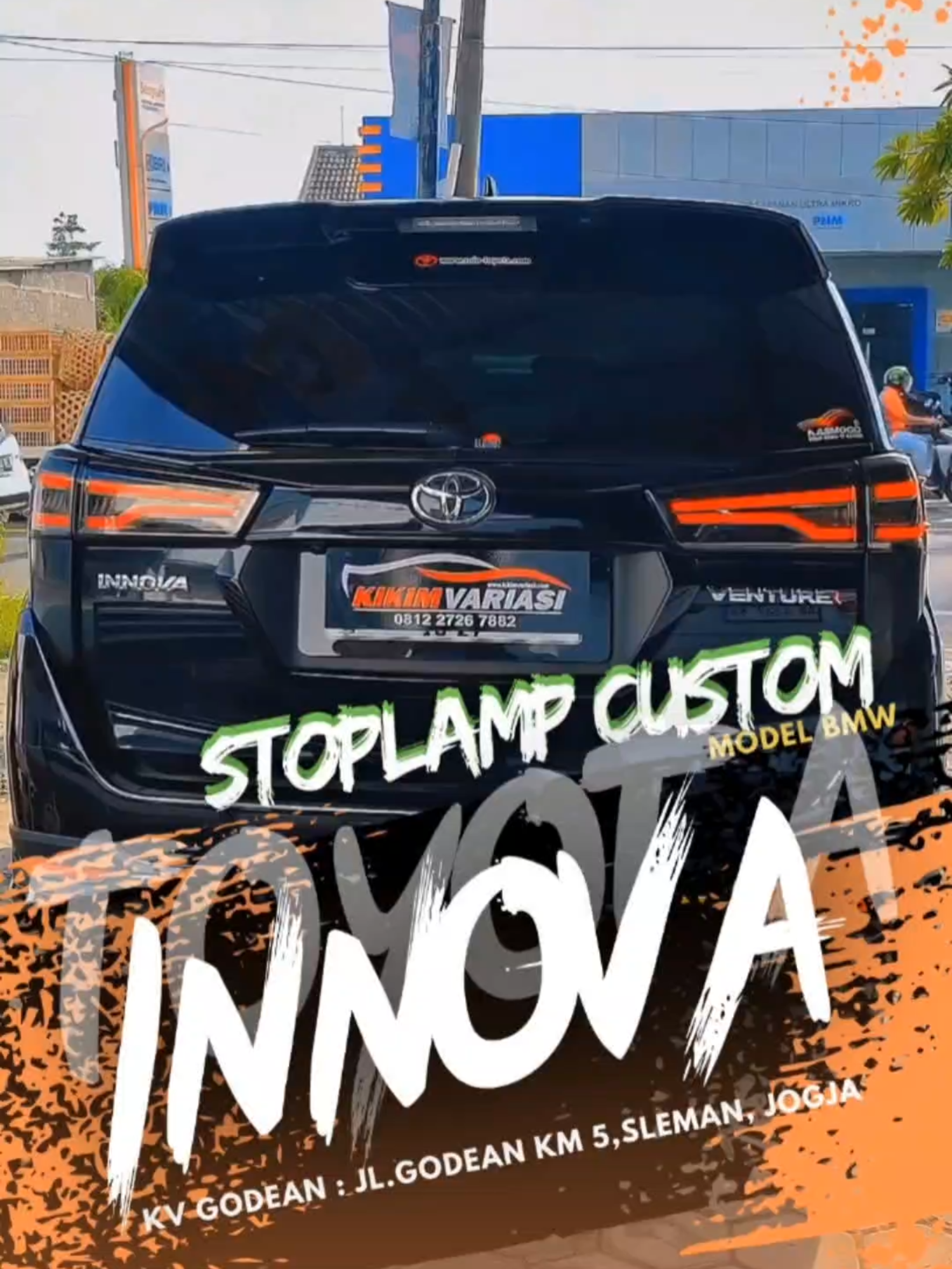 STOPLAMP BMW V2 jadi BEST SELLER !!! Plug and Play tampilan belakang INNOVAmu auto CAKEP !!! Info WA : 085225142414 📍Jl. Godean km 5 Modinan Banyuraden Sleman Yogyakarta (  Dua Ratus Meter Timur Perempatan Ring Road Demak Ijo Selatan Jalan)  KIKIM VARIASI : 📍Jl. Wonosari KM.6, Banguntapan, Bantul, Daerah Istimewa Yogyakarta  ( Dua Ratus Meter Timur Perempatan Ring Road JL.Wonosari, Utara Jalan, Depan BANK BRI Ketandan Yogyakarta) 📍Jl. Veteran 116 Umbulharjo Yogyakarta #kikimvariasi #kikimvariasijogja #kikimvariasigodean #variasimobil #aksesorismobil #stoplamp #stoplamprunning #toyota #innova #innovareborn