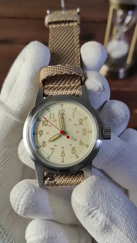 ADDIESDIVE AD2076 Beige 36mm subdial with a hint of childlike fun in the color.NH35A automatic mechanical movement, water resistant to 200 meters. #addiesdive #addiesdivewatch  #watches #watchcollectors #addiesdivead2076 #36mm #nylonstrap #nologodial
