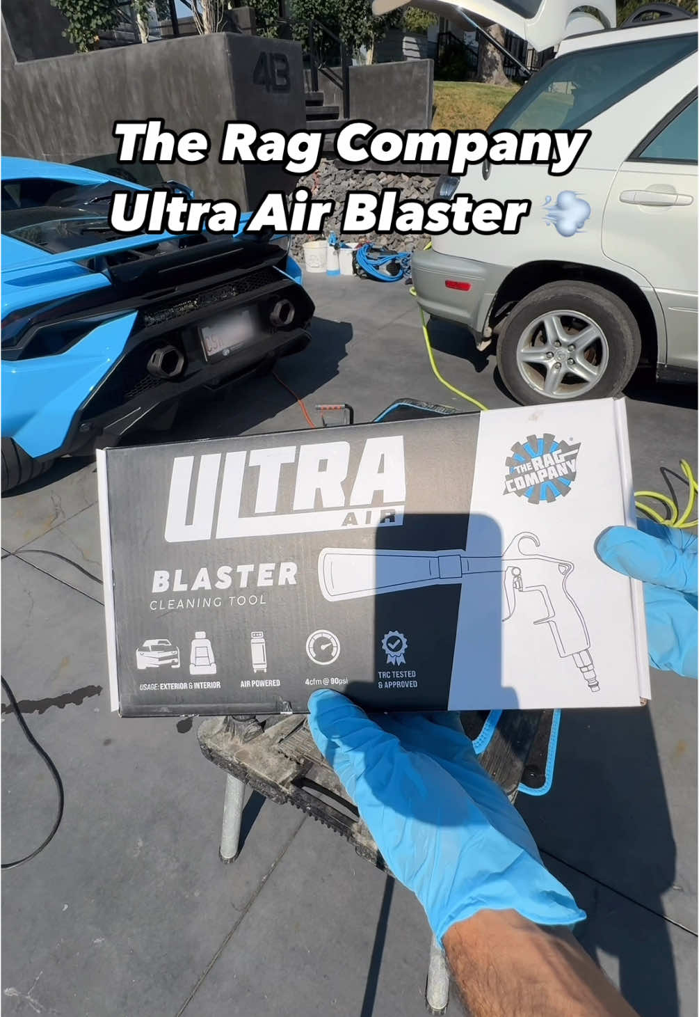 Ultra Air Blaster 💨 #tornador #theragcompany #detailing #huracan #lamborghini #cars #detail 