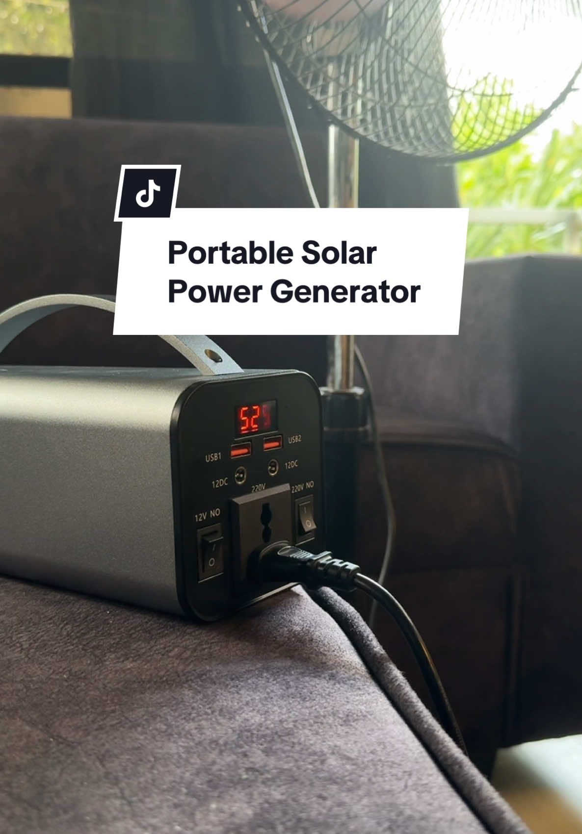 Power Station 350W Quick Charging Power Station 98800mAh Large Capacity Home Generator Portable Solar Generator -With Solar panels #powerstation  #powergenerator #generator  #solargenerator #portablesolargenerator  