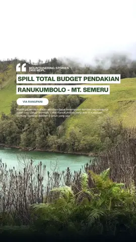 Membalas @Hafizh untuk budget pendakian ke RanuKumbolo Gunung Semeru sebenernya si menyesuaikan ya, dari kebutuhan dan kondisi masing2, kebetulan kmrin pake motor jadi bisa lebih hemat untuk transportasinya , oh ya semakin banyak anggota yang ikut dalam simaksi semakin hemat biaya pendakian, jdi bisa kalian ajak dan gabung temen2nya buat pendakian bareng 🌿⛰️ Semoga bermanfaat ☺️ #PendakianGunung #GunungSemeru #Semeru #SemeruViaRanupani #Ranupani #RanuKumbolo 