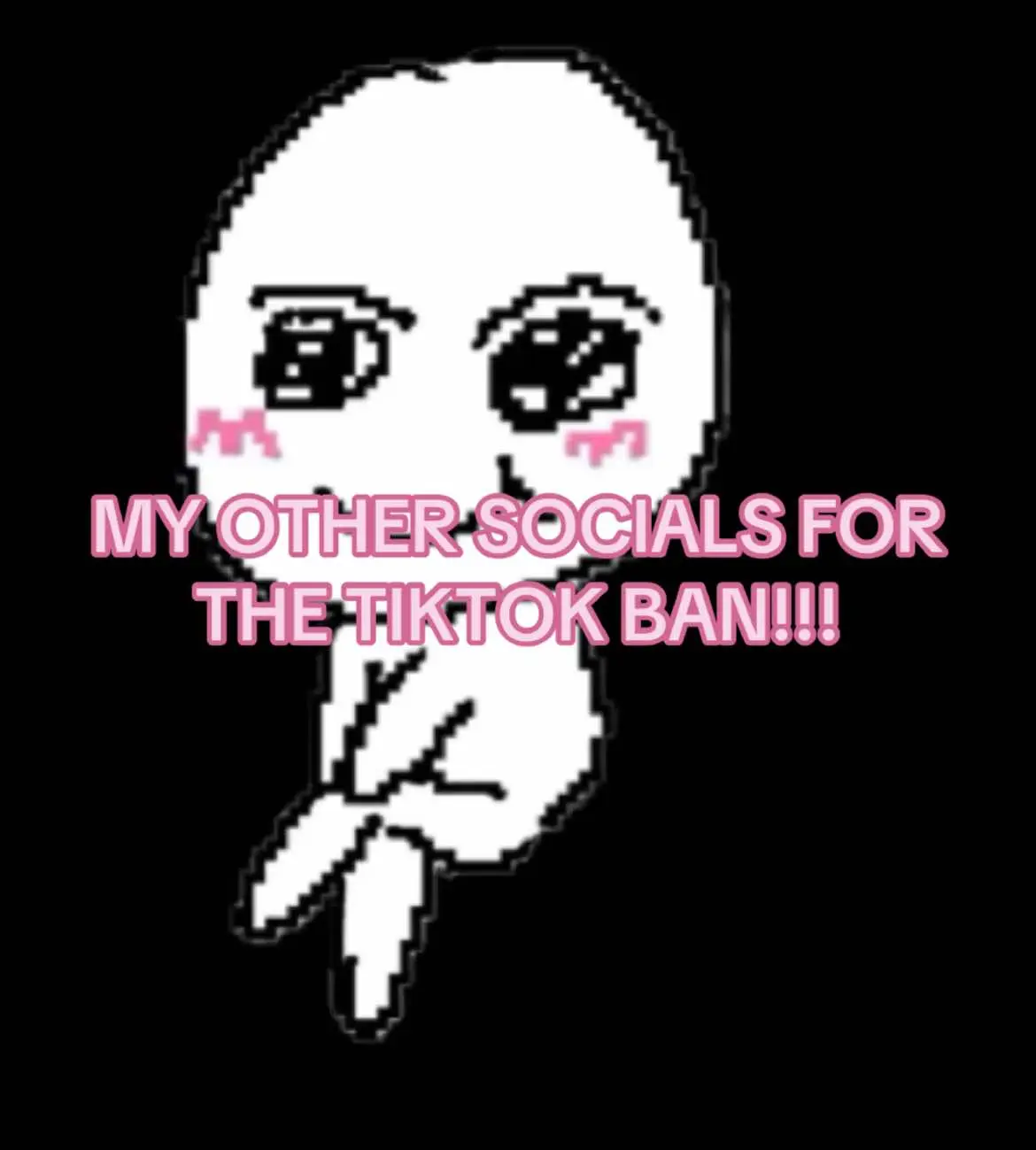 AHHHH i cant brlive i just hit 10k AND TIKTOK IS GETTING BANNED??? thank you all so much for helping me get here, even if it was short lived this truely has been the best year long journey and leap of fate ive ever taken i am truely greatful for all of you!! The friends ive madr on here truely mean so much to me i would love to stay in contact after the tiktok ban!! So heres some info about my apps!! XIAOHONGSHU/REDNOTE: never used/seen until now, will post maybe 50% of my videos or more! Pintrest: never posted on there until now, will be same as rednote! INSTAGRAM: already post alot, will be my MAIN PLATFORM FOR CONTENT AFTER THE BAN!! LEMON8: dont see myself using much, heard its leaving eith tiktok! TWITCH: WILL DEF GET BACK INTO USING AFTER TIKTOK!! WILL TRY TO DO ATLEAST MONTHLY LIVES! YOUTUBE: Same as rednote for youtube shorts, dont plan on posting full length videos in the near future but will announce on insta if i do!! !!!THIS WILL ALL CHANGE!! insta will be my main platform as ive used it for a long time, already post there, and understand how it works!! Ny posting schedules on these apps/amount of videos i post on them will change with time as i learn how to use them and decide weather i like them or not!! THANK YOU ALL!! 💕💕 #fyp #fyppp #fypシ #fypシ゚viral  