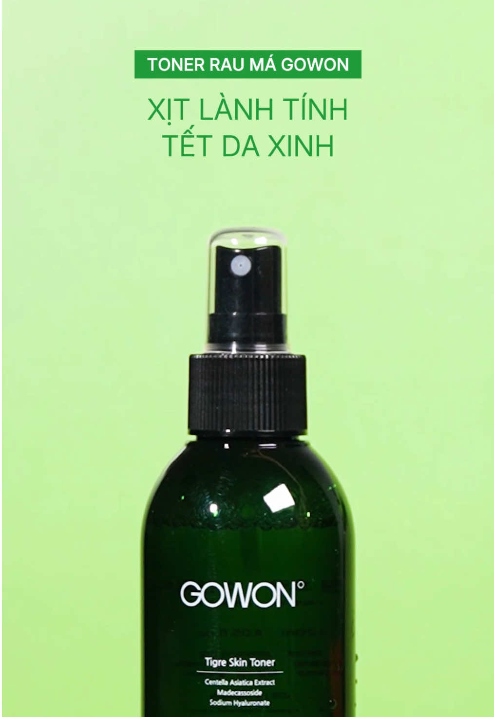 Toner Rau Má Gowon - Xịt Lành Tính, Tết Da Xinh
