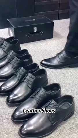 Black Leather Shoes!#mensfashion #leathershoes #casualshoes #menshoes #blackleathershoes #blackshoes #fyp #officeshoes #shoesformen #koreanshoes 
