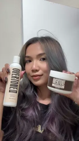 gifted by overtone  Refreshing my uneven hair color ☕️ @overtonecolor
