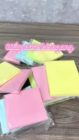 Giấy note kẻ ngang 80 tờ #vpp #vppanhminh #note #notekengang #giay #hocsinh