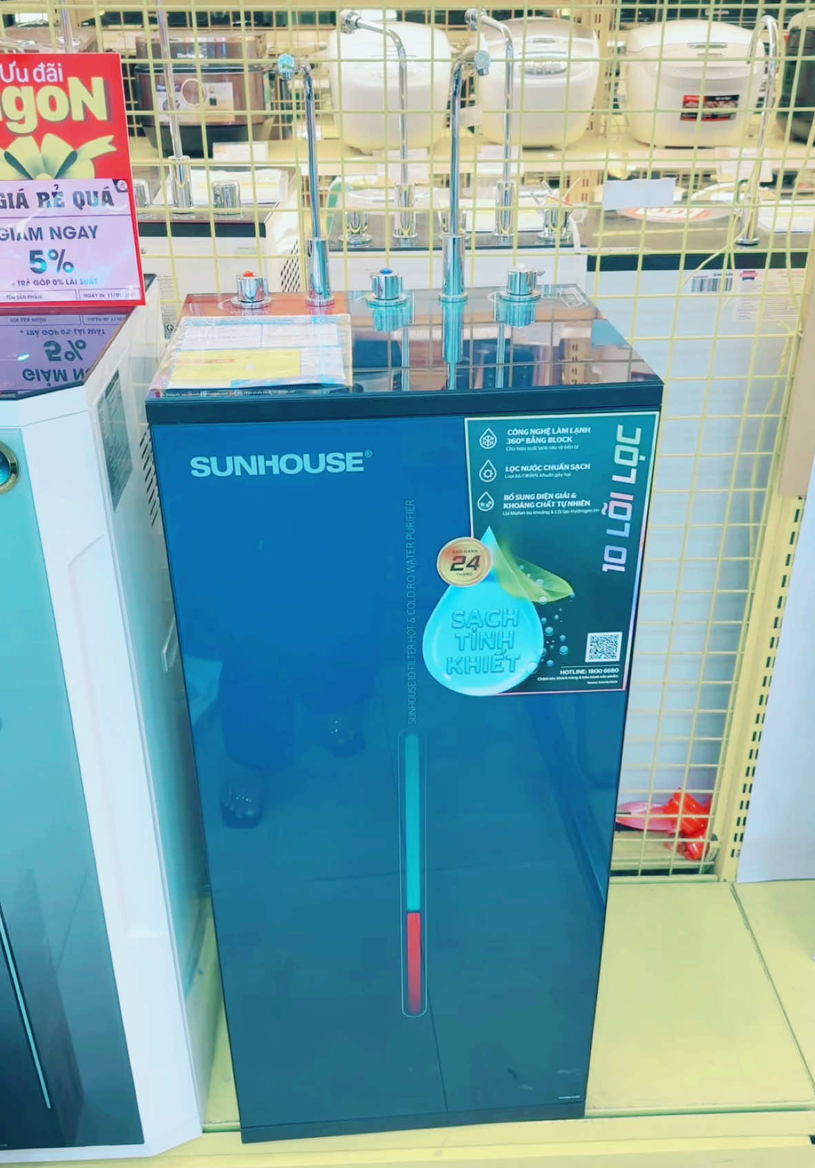 xả kho trưng bày chỉ hơn 4 cụ khoai#dienmayxanh #maylocnuoc 