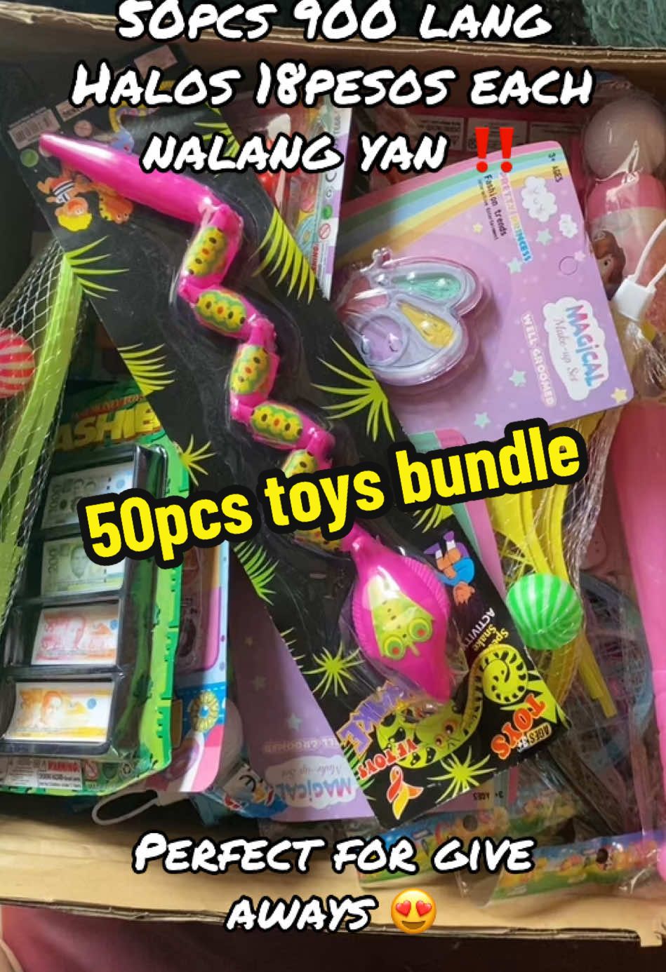 Perfect ito pang regalo or pang give away ‼️ perfect na perfect din pang negosyo 🥰 #50pcsassortedtoys#Assortedtoys#Toysforkids#Bundletoysassorted