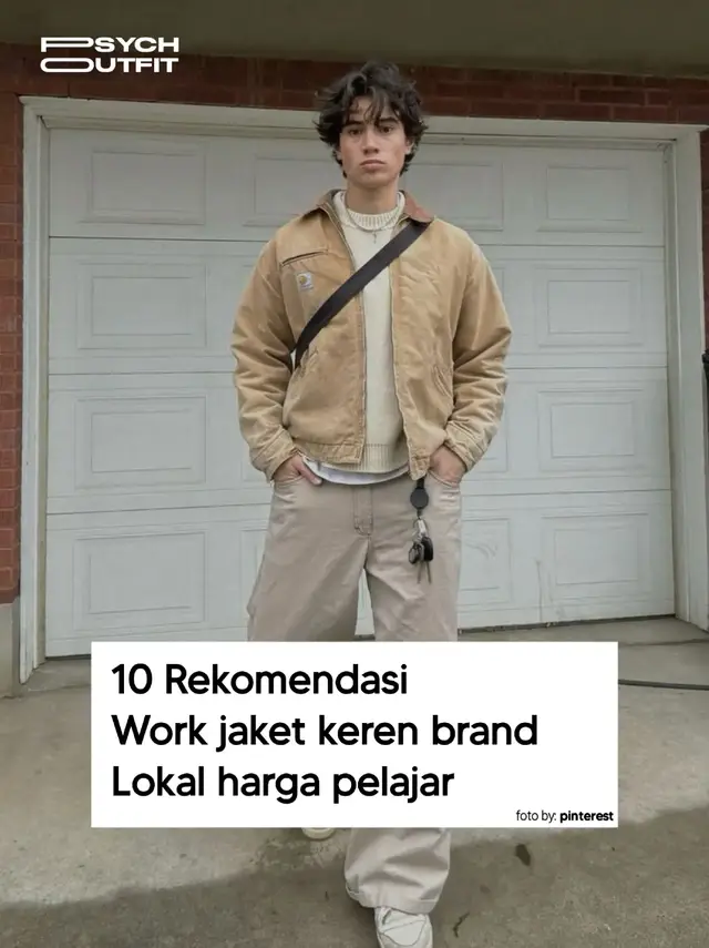 10 rekomendasi work jaket brand lokal harga pelajar #rekomendasioutfit #inspirasioutfit #outfitcowok #outfitideas #workjacket #fyp 