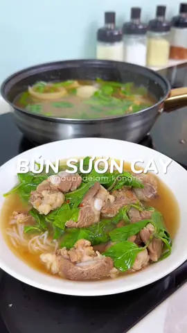 Chính thức cho món bún sườn cay này thành món tủ #bunsuoncay #monngonmoingay #LearnOnTikTok #nauandelam #ancungtiktok #suoncay