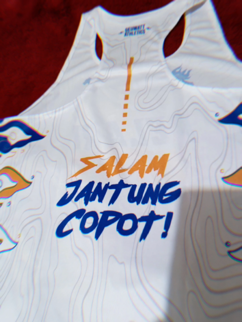 menyala warnanya🥶🔛🔝 #4u #fyp #pelarisiput #pelarikonten #Running #binsik #jersey #singlet 