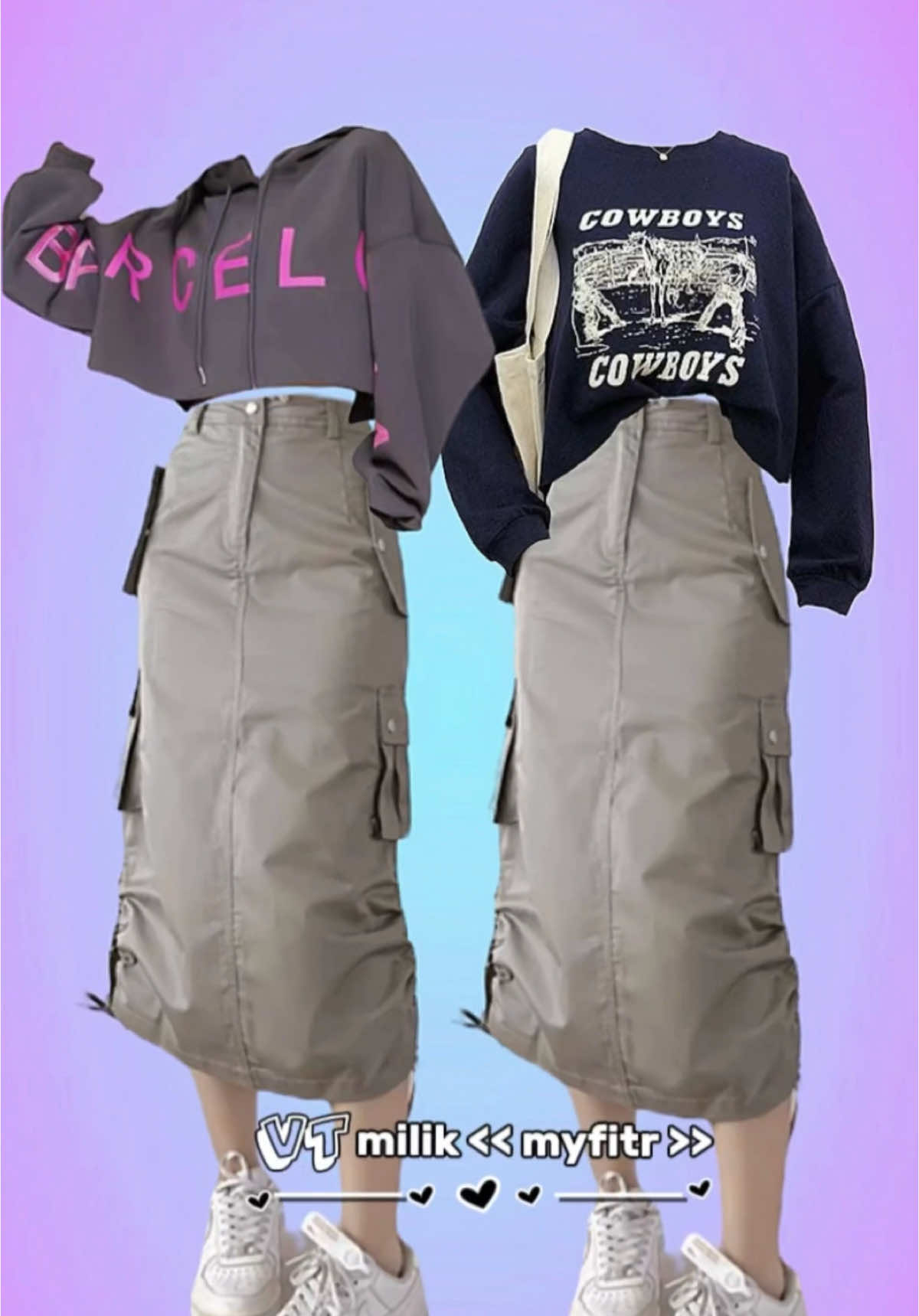 outfit kece rok cargo 🤩 #outfitideas #ootdkece #outfitkece 