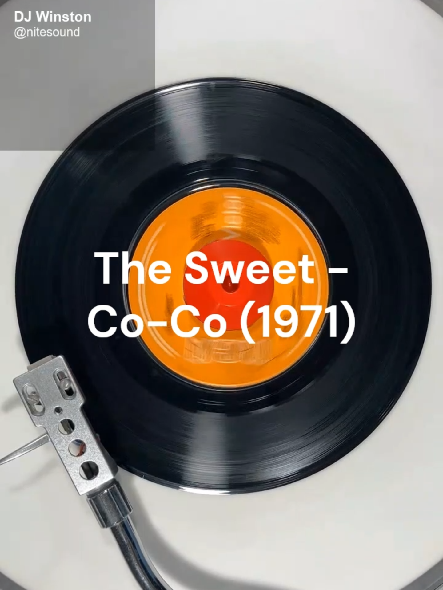 The Sweet - Co-Co (1971) #sweet #throwback #oldskool #nitesound #record #45rpm #vinyl  #music #uk #usa #1971 #70s #uktrip  #fyp No.2 UK No.99 USA Billboard