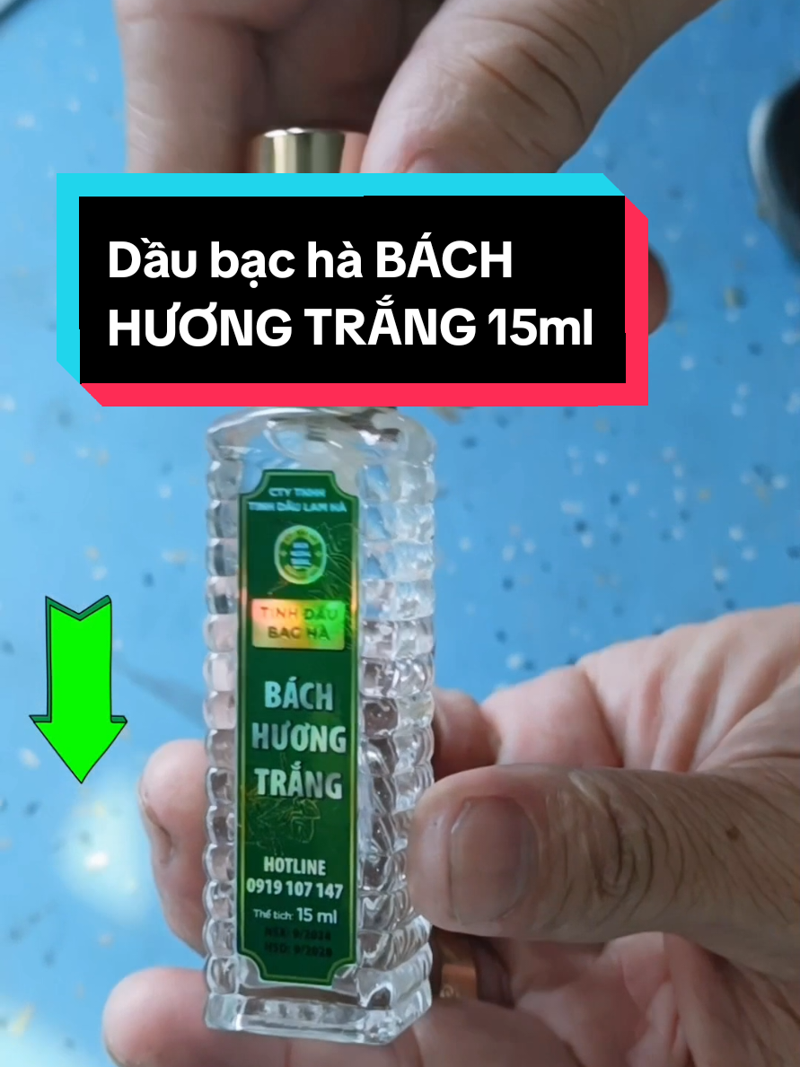 Dầu bạc hà bách hương trắng 15ml dạng Xịt tan cơn đau nhứt.#tiktoktet #muasambaovui #muataitiktokshop🛍 #shopphuochai 