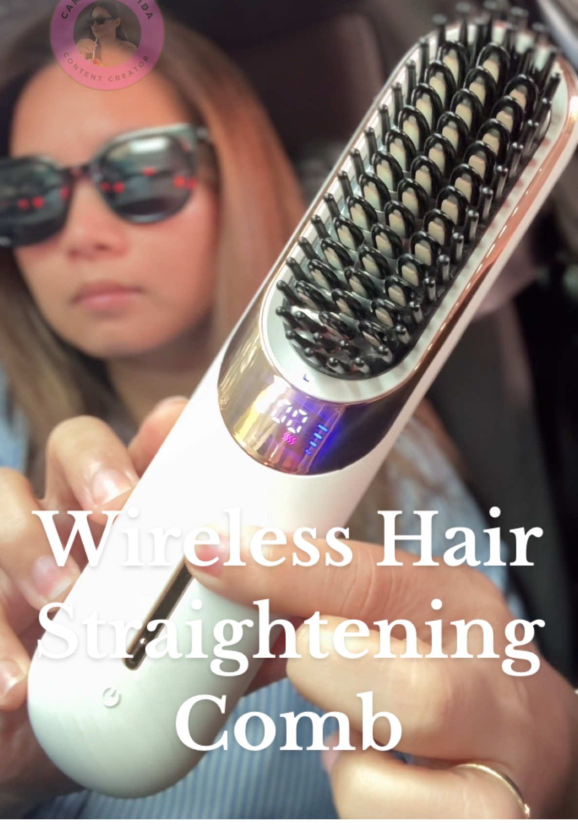 Super convenient kasi kahit nasa byahe kayo ko ng mag straight ng hair gamit itong wireless straightening comb ❤️ #wirelessstraighthaircomb #wirelessstraightener #wirelessstraighteningcomb #straighthair #hairtools #hairtok 
