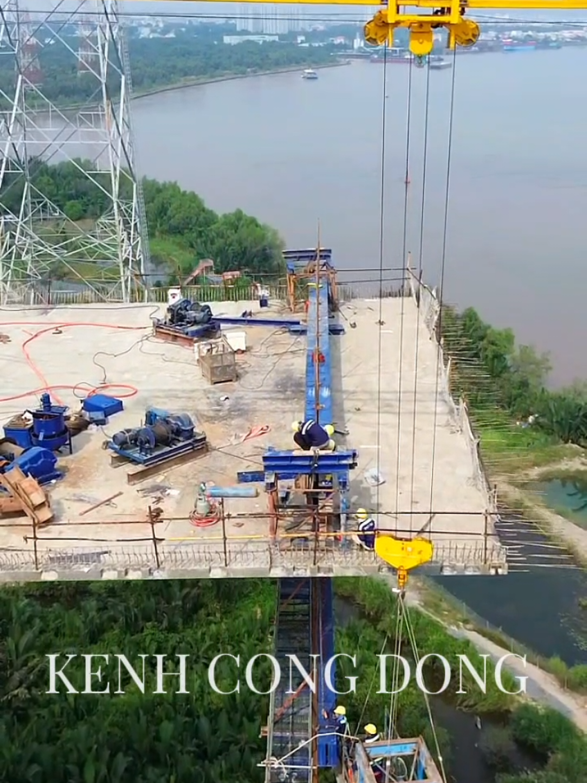 Chúc AC Làm Việc An Toàn Trên Công Trường  Cầu Bình Khánh #bmtgroup #kenhcongdong #hatanggiaothongvietnam 