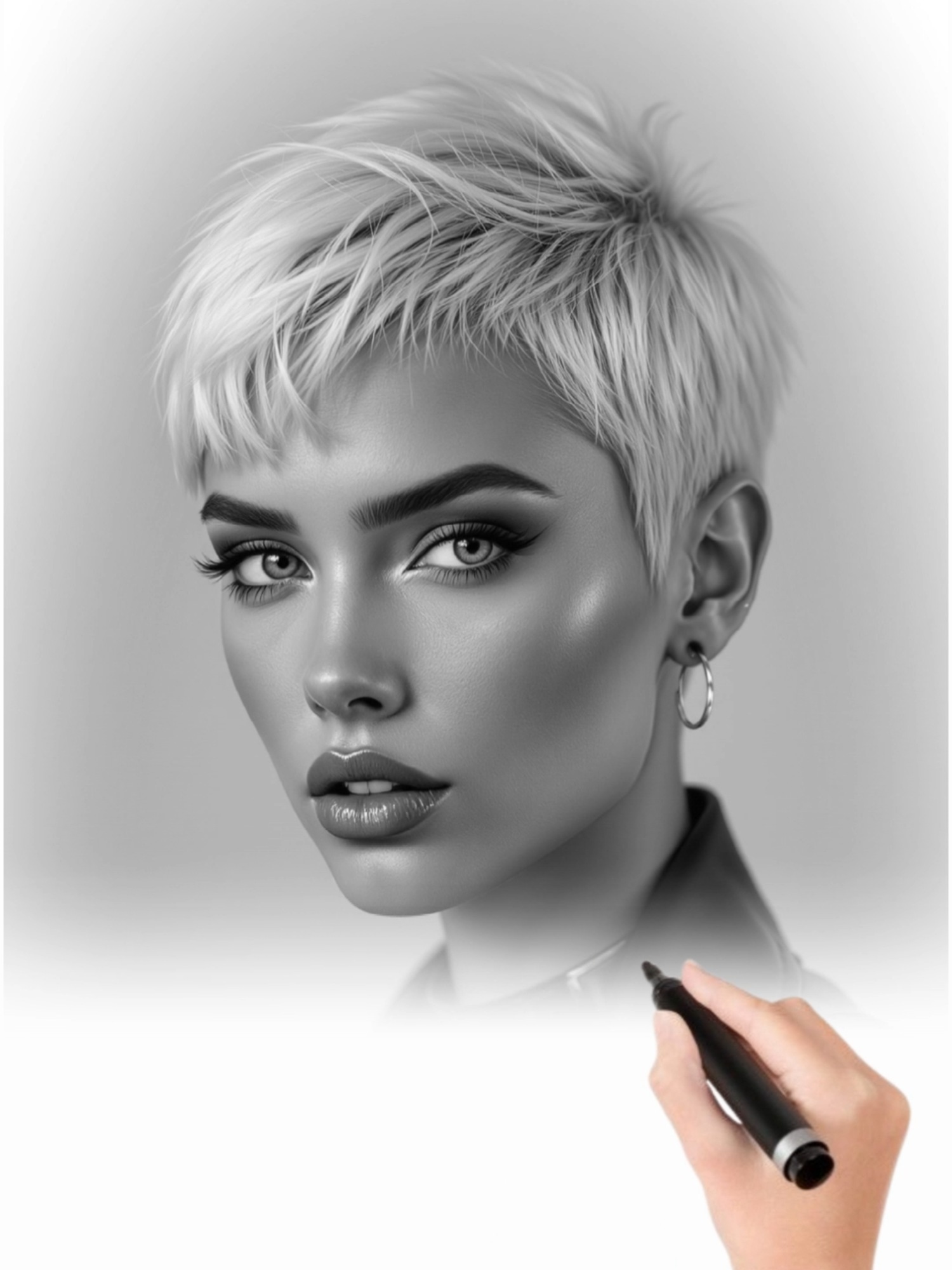 Team long hair or team short hair? ✂️ Let the hair battle begin! ‍♀️ #kratkovlasky #hairgoals #hairstyles #hairinspiration #beautytips #haircare #haircut #bobhaircut #pixiecut #hairtutorial #hairtransformation #haircolor #hairfashion #hairlove #hairgoals #hairstylist #shorthairgirl #fadedpixie