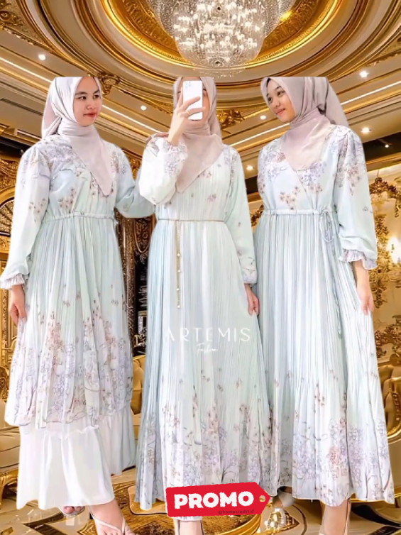 edisi gamis mewah model terbaru lebaran bahan premium tebal halus lembut nyaman #OOTDKece #InspirasiOutfit #TampilModis #gamiskekinian #stoklebaran #fyp 