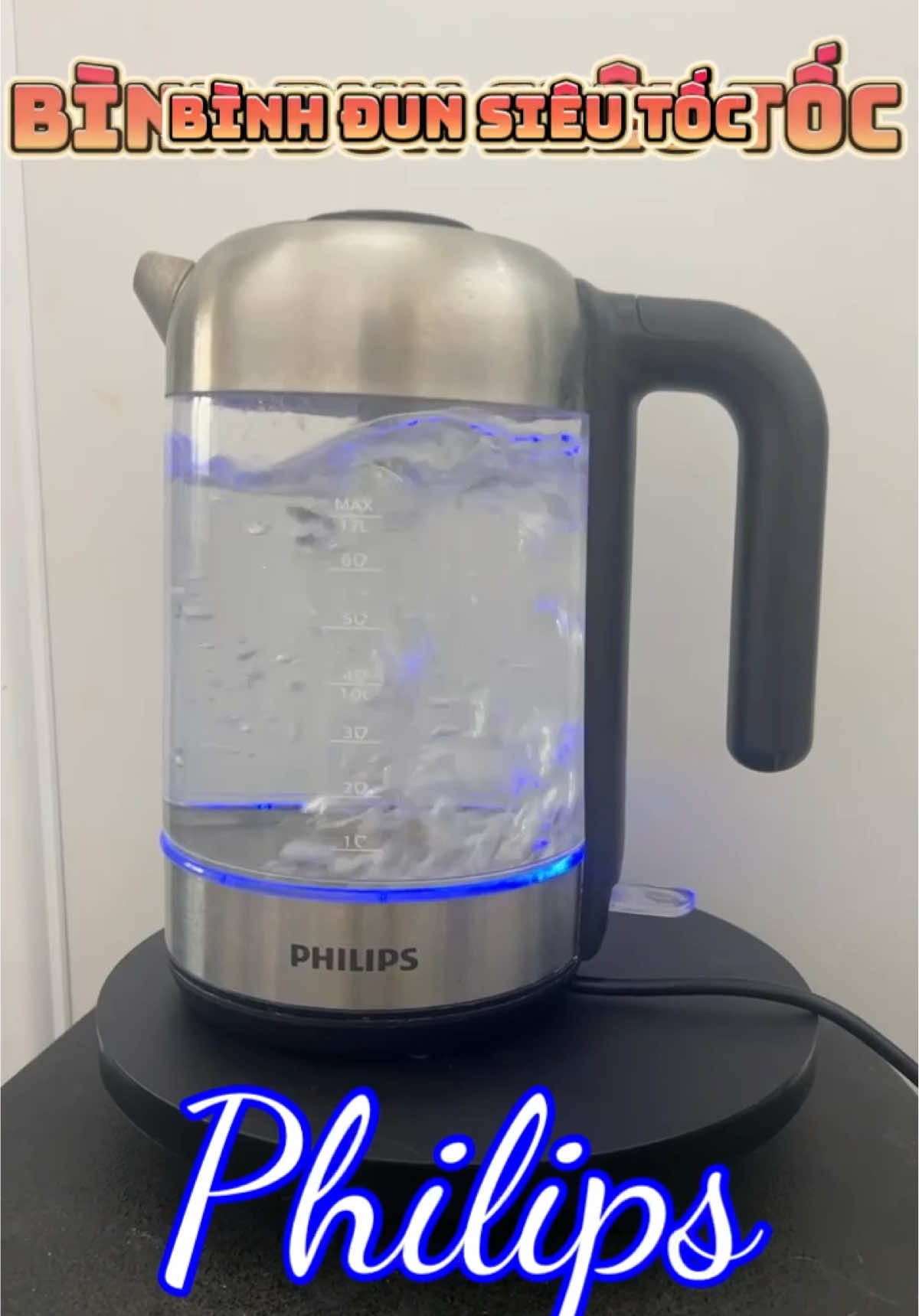 BÌNH ĐUN SIÊU TỐC PHILIPS 1.7 LÍT #binhsieutocPhilips #BinhdunsieutocPhilips #Amsieutoc #hoangphuclotus 